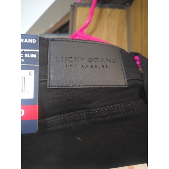 Lucky Brand Men's 412 Athletic Slim Jeans 34/30 Black Ink Pants $99 Retail! - Picture 1 of 11